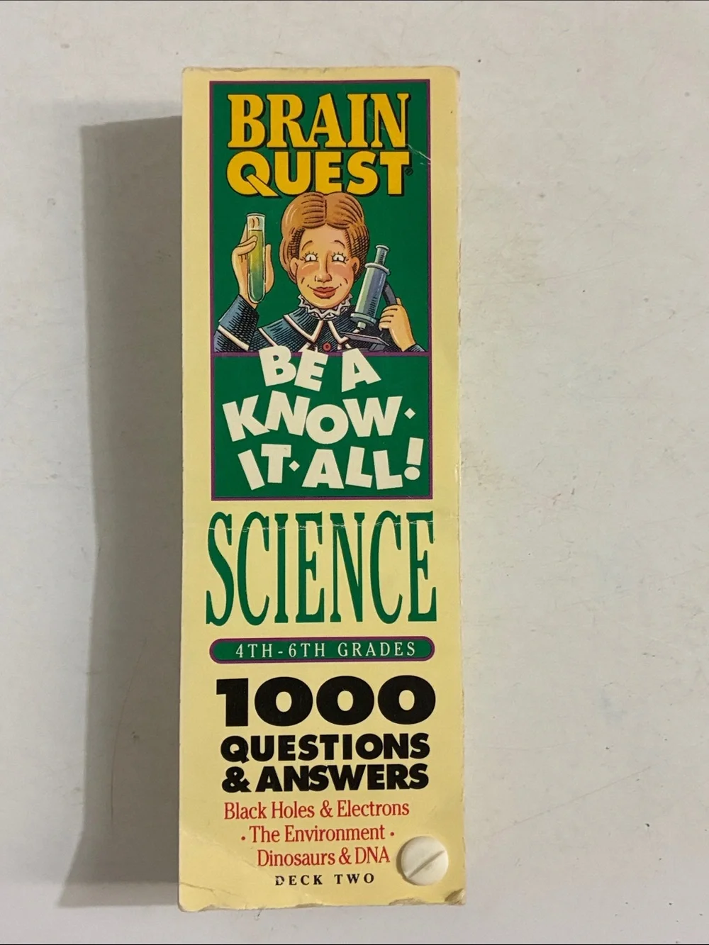 Science Trivia Deck — Yellow/Green